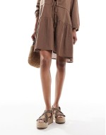 flatform espadrille in brown