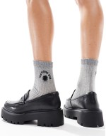 Cadaycia chunky loafers in black leather
